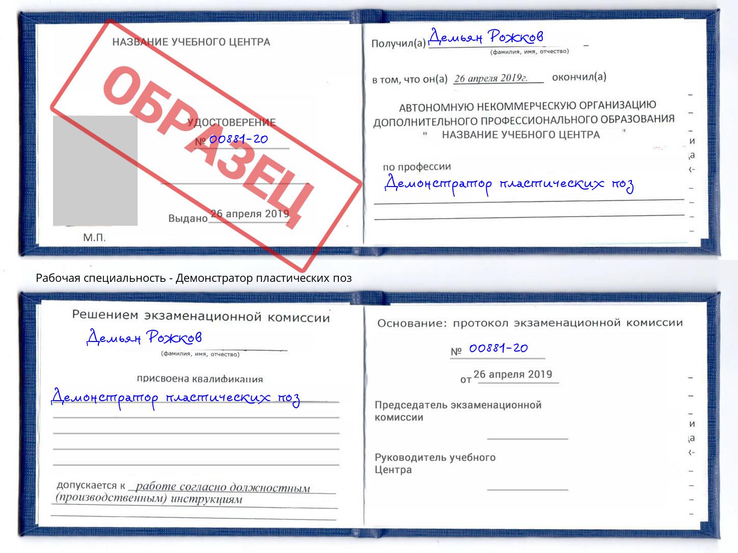 Демонстратор пластических поз Сергиев Посад